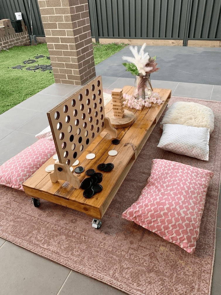 pallet furniture for hire 3
